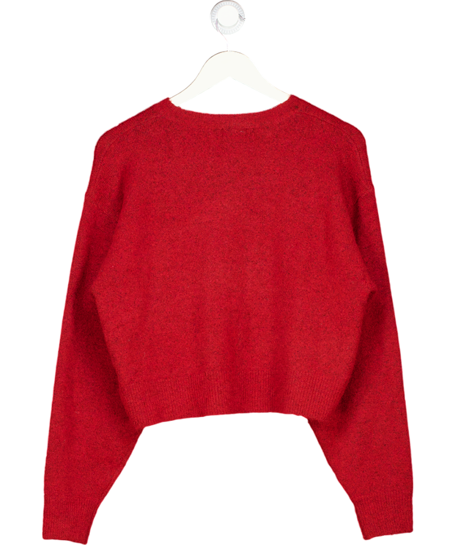 White Fox Red Warm Whispers Knit Cardigan UK S/M