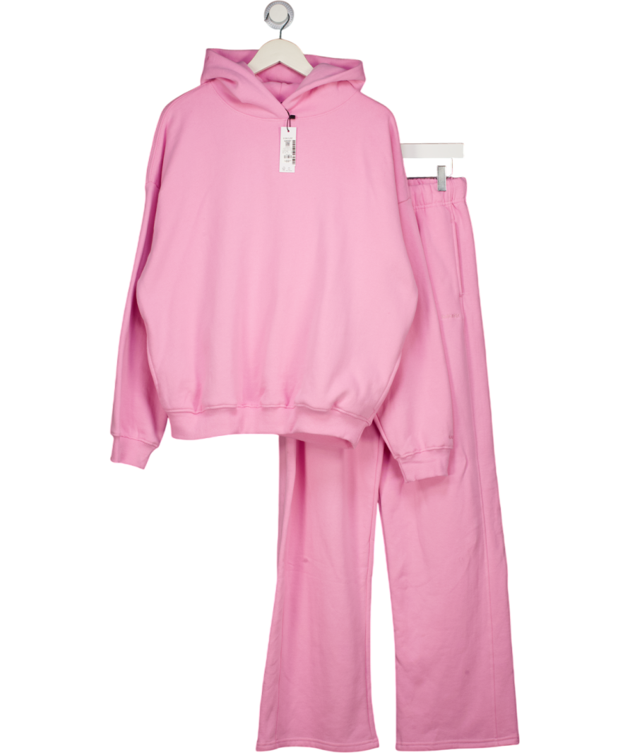 GARAGE 2-piece Pink Ultrafleece Hoodie And Straight Leg Joggers Set UK S