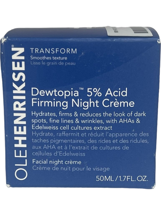 Ole Henriksen Cream Dewtopia 5% Acid Firming Night Cr Health & Beauty Skin Care Lotion & Moisturizer