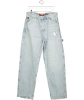 Superdry Blue Organic Cotton Vintage Slim Straight Jeans UK M