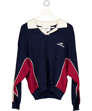 Emestudios Blue Chully Knit Polo UK M