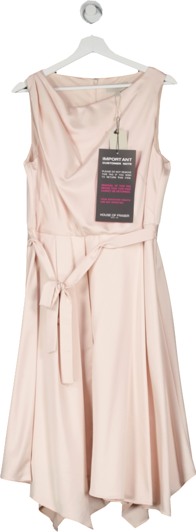 Coast Pink Savannah Soft Midi Dress Blush BNWT UK 12
