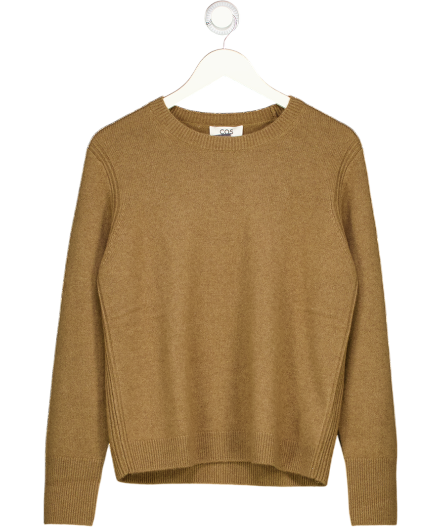 COS Warm Beige 100% Cashmere Jumper UK S