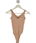 Free People Pink Ribbed Bodysuit UK XS/S