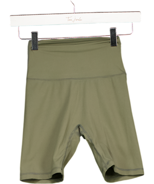 Another Version Green Second Skin Shorts UK S