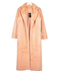 OH POLLY Pink Long Faux Fur Coat UK XS