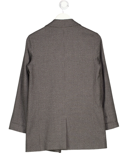 ALLSAINTS Grey Anneka Check Blazer Uk 2 UK XXXS