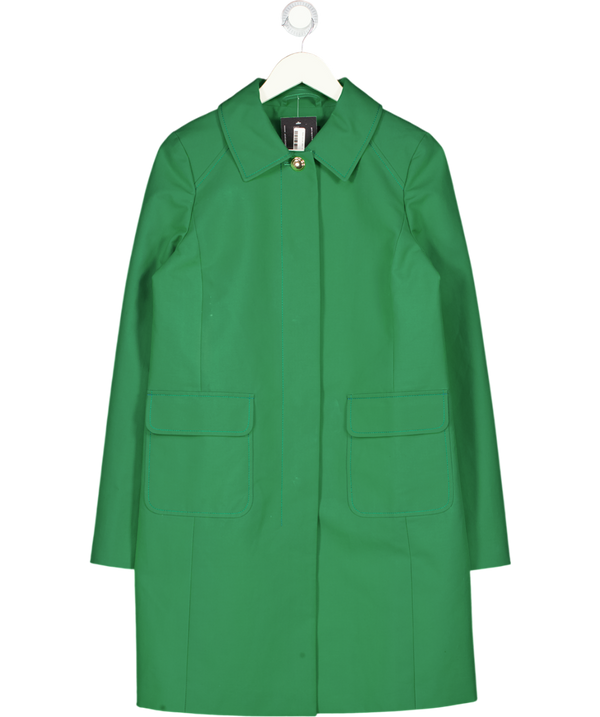 TALBOTS Green Twill Car Coat Us4 UK 8
