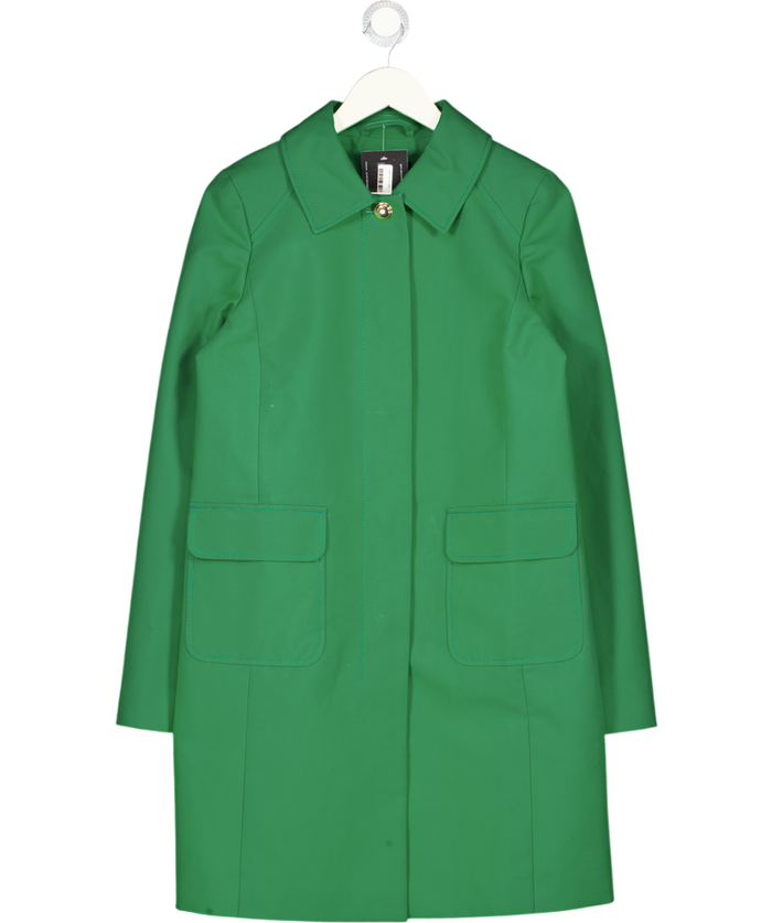 TALBOTS Green Twill Car Coat Us4 UK 8