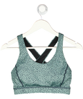 Nimble Blue Cross Strap Sports Bra UK 10