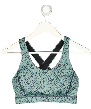 Nimble Blue Cross Strap Sports Bra UK 10
