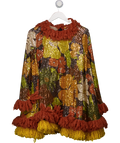 Celia Orange Aranciato Mini Dress UK M