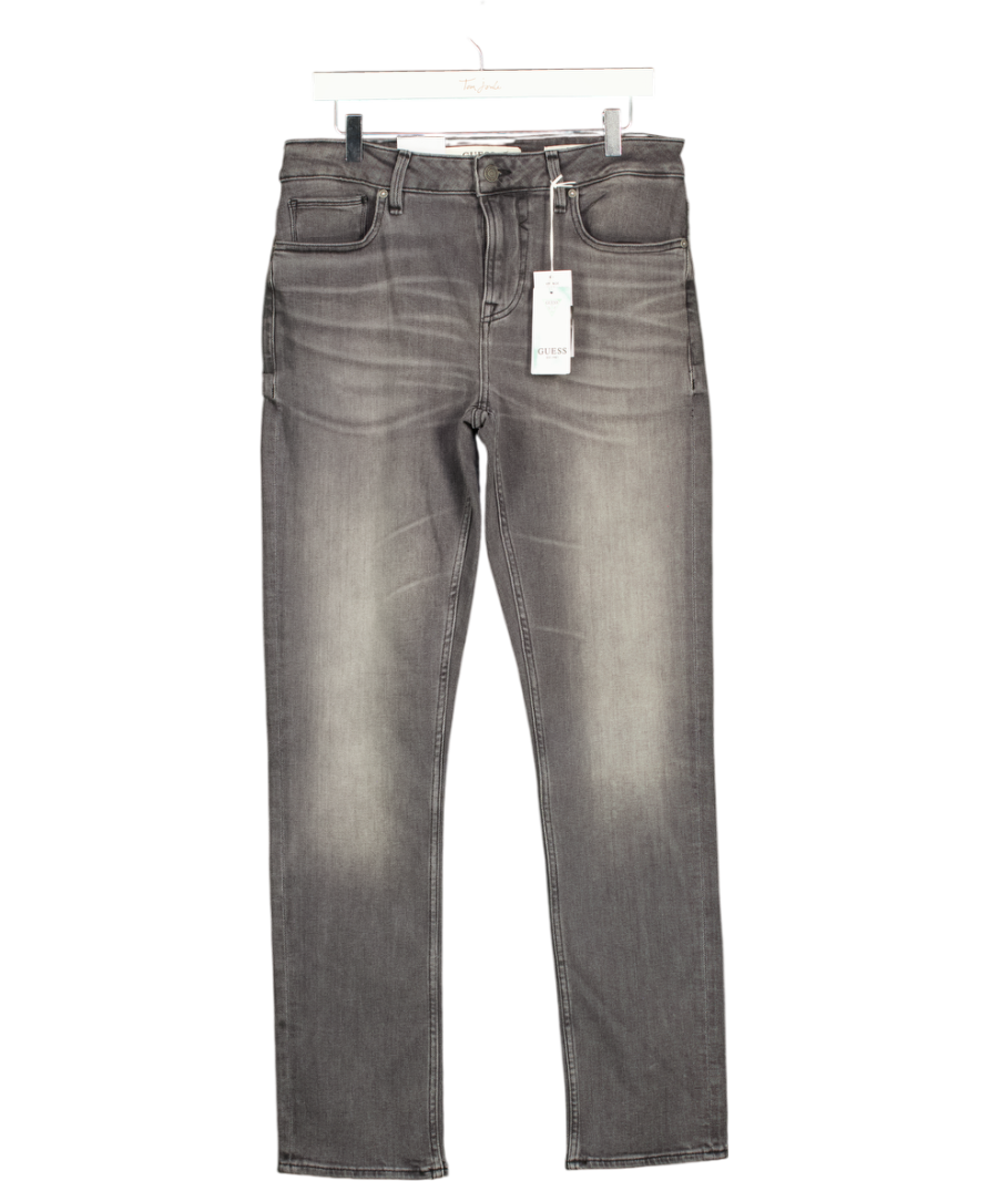 GUESS MAN Grey Angels Slim Fit Straight Leg Jeans L32 W32