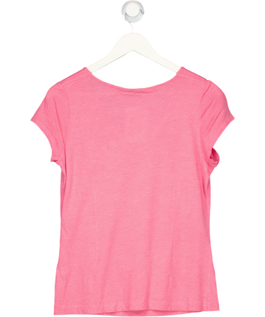 Jigsaw Pink Drape Cowl Neck Top UK S