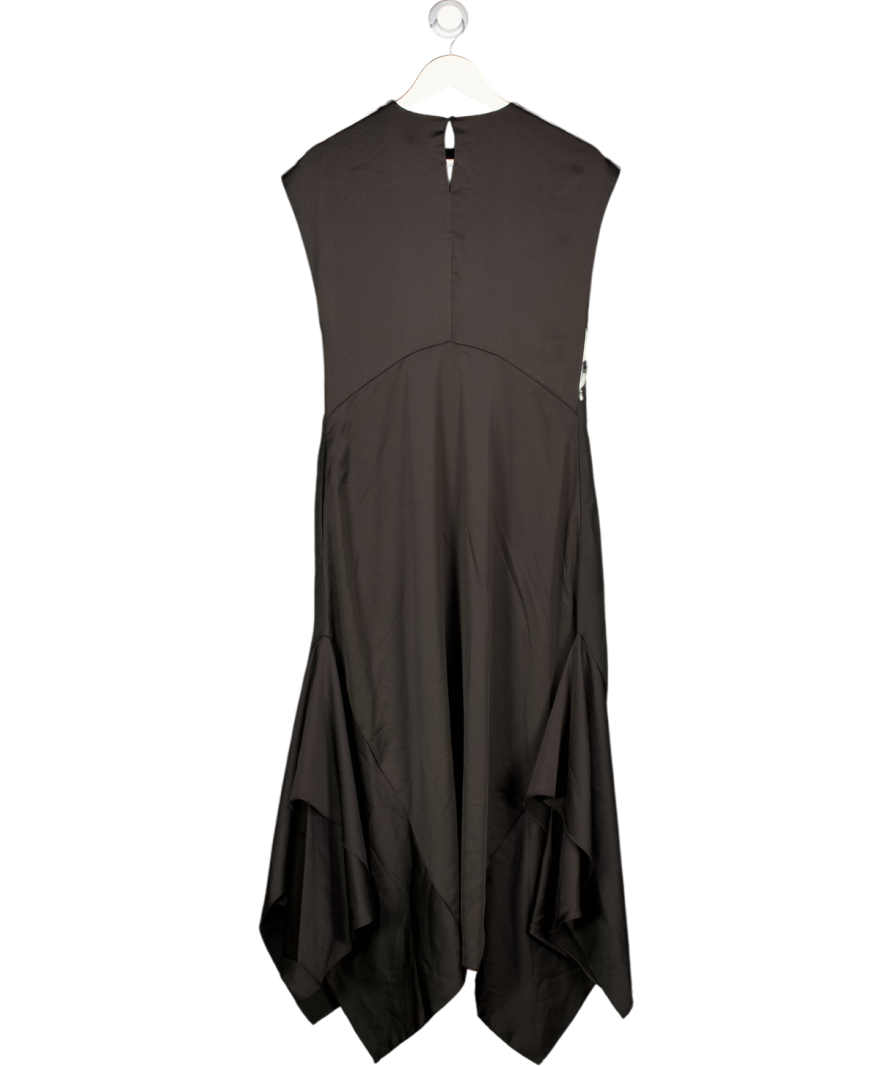 ALLSAINTS Black Gian Kosumoso Floral Midi  Dress UK 6