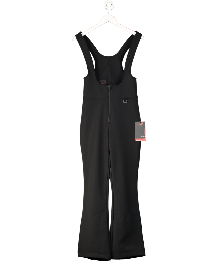 Fera Black Chamonix Stretch Bib Jumpsuit UK 6 - Reliked