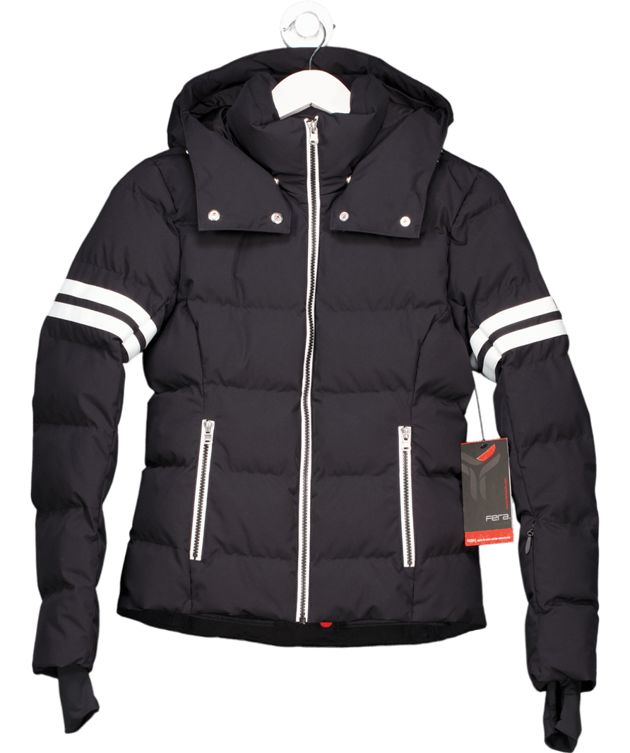 Fera Black Kate Parka Jacket UK 8 - Reliked