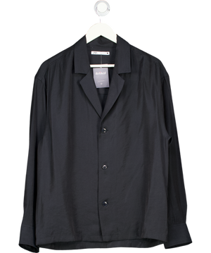 ZARA Black Oversized Linen Shirt UK S
