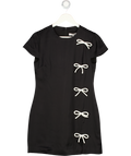Sinead Keary Black The Clodagh" - Bow Dress (black) UK 6