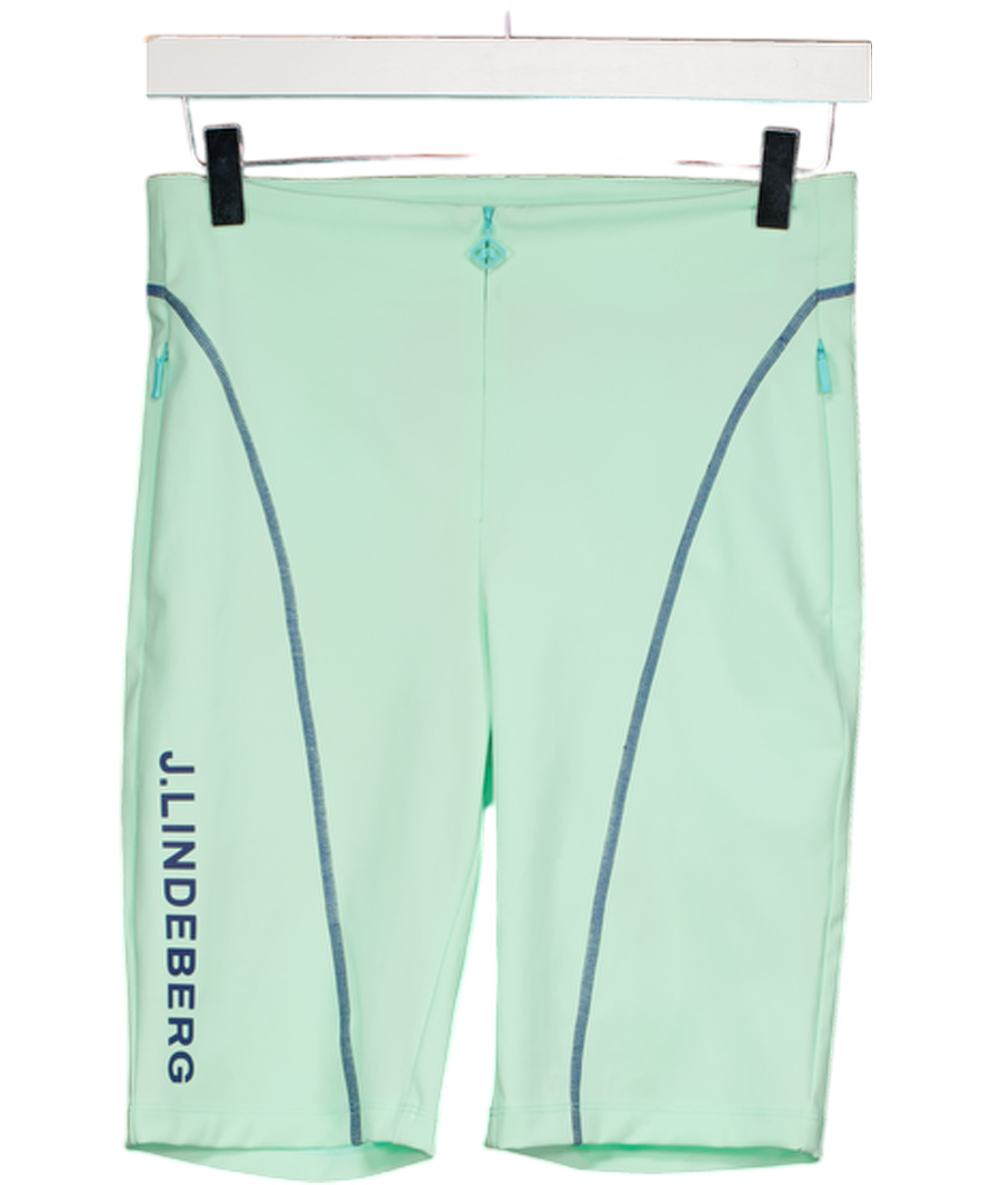 J.LINDEBERG Mint Green Logo Francesca Short Tights UK S