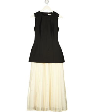 M&S Black Autograph  Wool Blend Layered Midaxi Dress UK 6