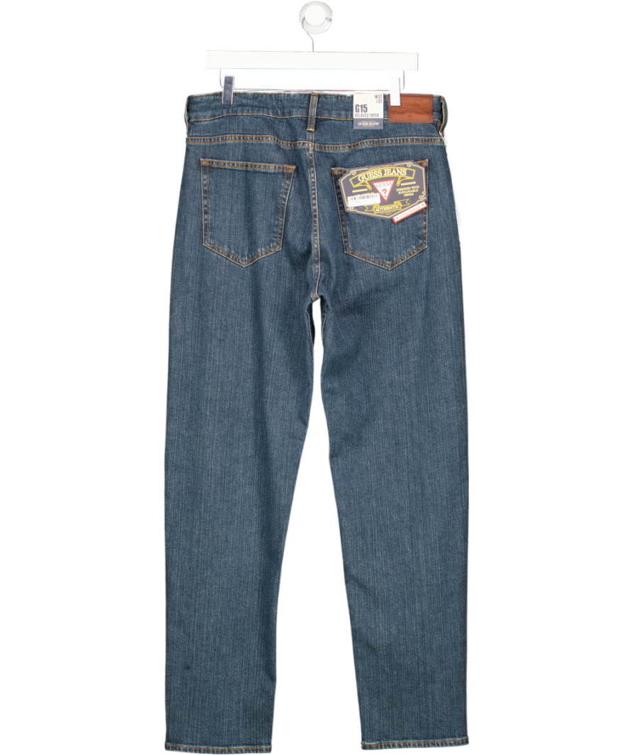 GUESS Blue G15 Relaxed Taper Jeans L32 W32