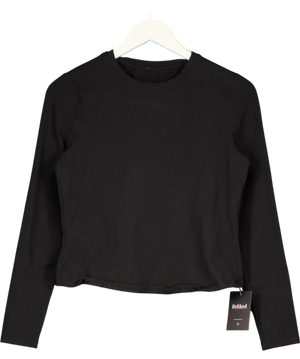 ALAYT Black Long Sleeve Top UK M
