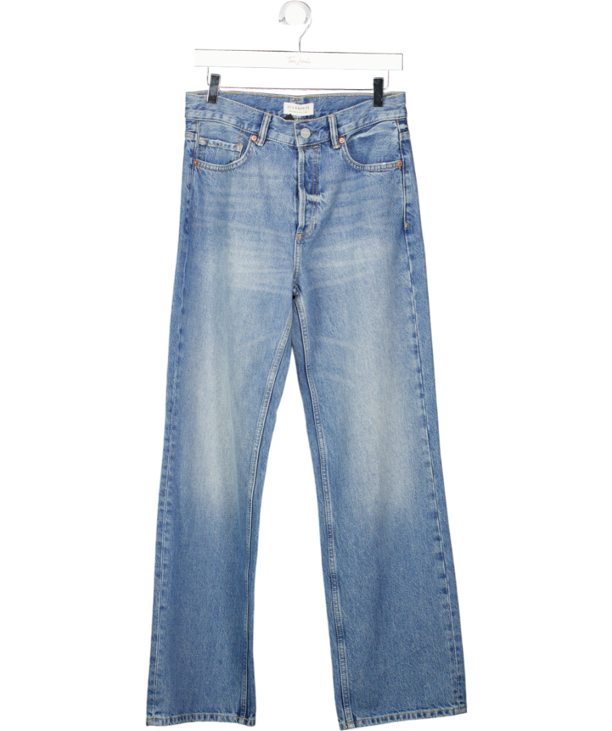 All Saints Blue Brooklyn Straight Leg Jeans // 26 UK 8