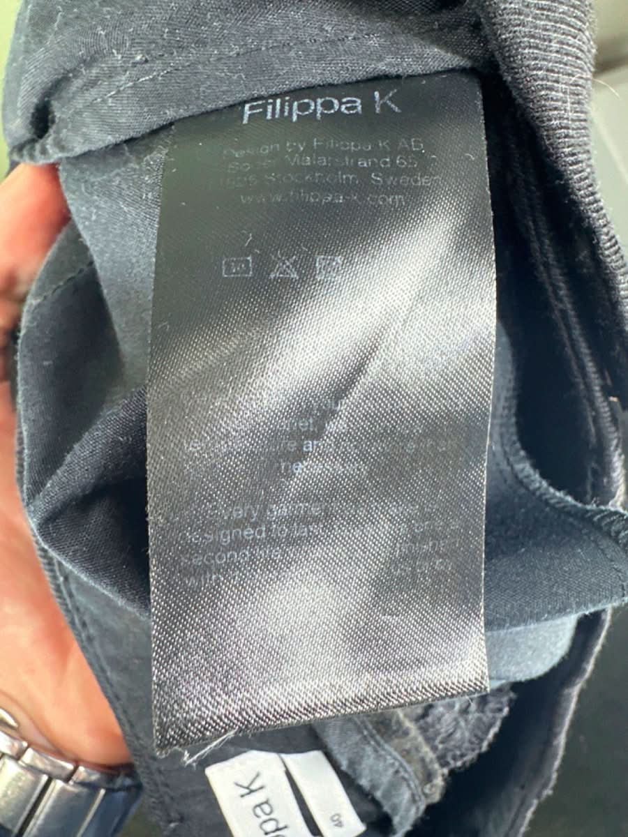 Filippa K Black Classic Trousers EU 40 UK 12 - Reliked