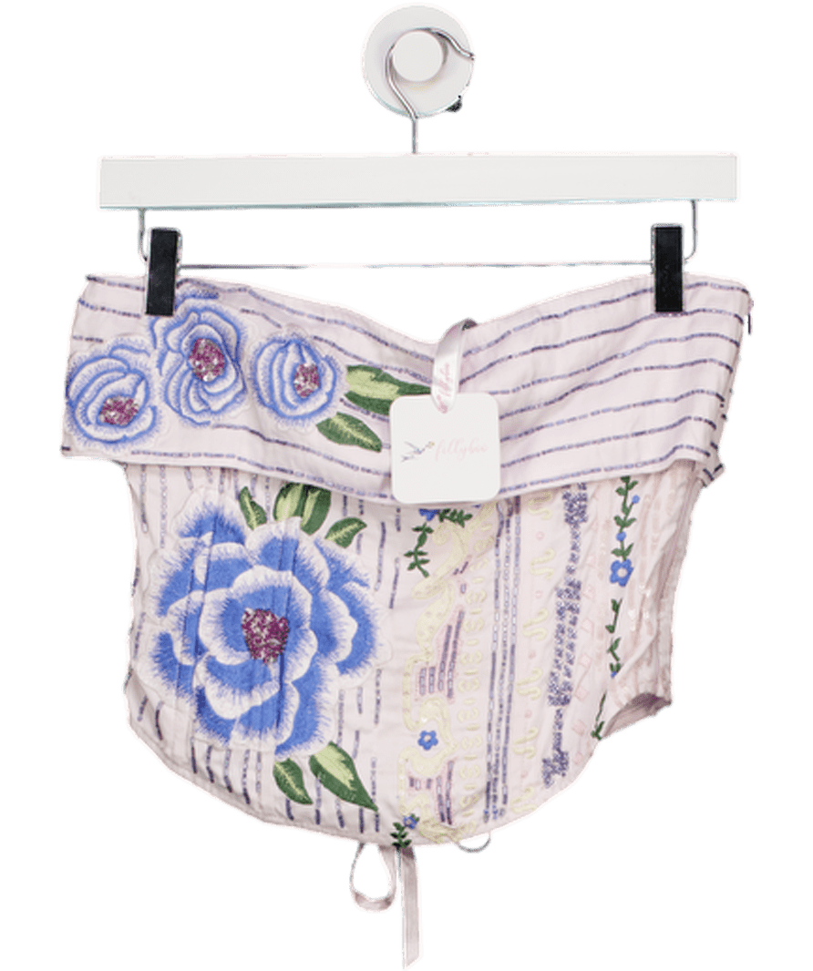 Fillyboo Purple Rose Corset UK XS - Reliked