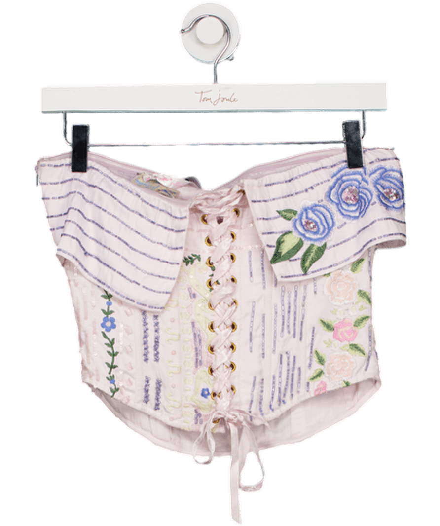 Fillyboo Purple Rose Corset UK XS - Reliked