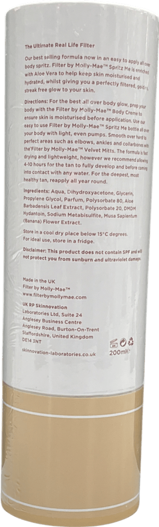 Filter by Molly - Mae Spritz Me Tanning Water 200ml - Reliked