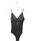 FIORUCCI Black Lace (lined Cups) Bodysuit UK L - Reliked
