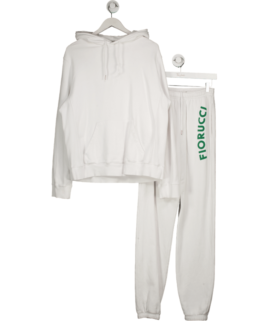FIORUCCI White 2 - piece Hoodie (uk Xl) And Joggers UK S - Reliked