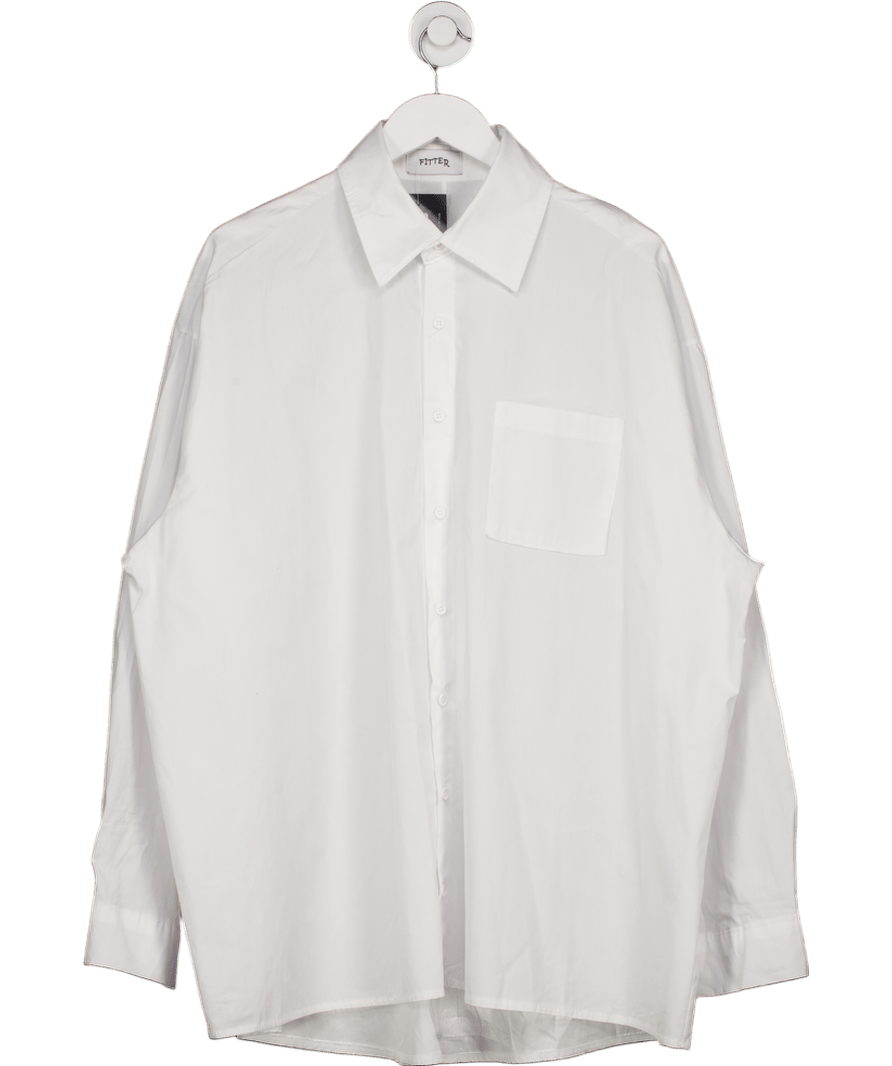 Fitter White Long Sleeve Shirt UK XL - Reliked
