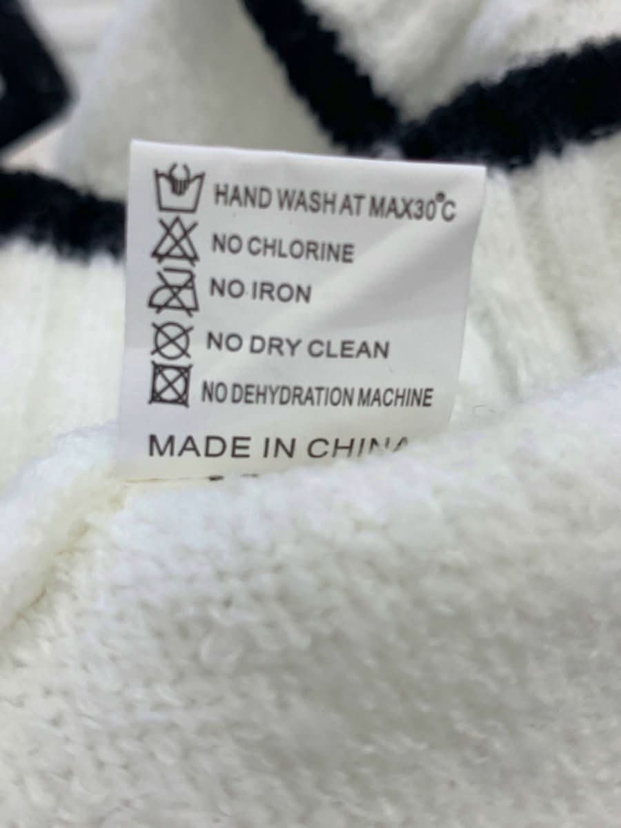 Flamant Rose White Dakota Knit Sweater UK M - Reliked