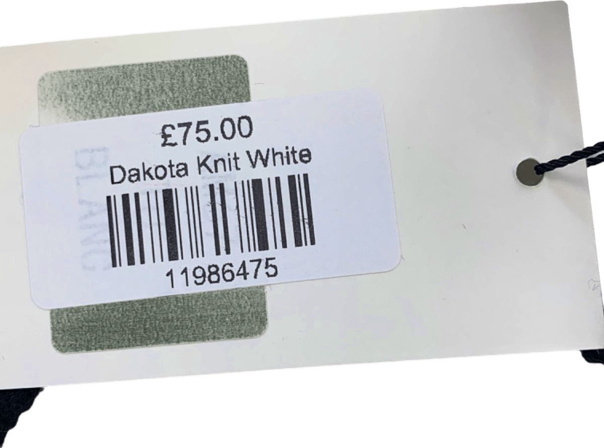 Flamant Rose White Dakota Knit Sweater UK M - Reliked