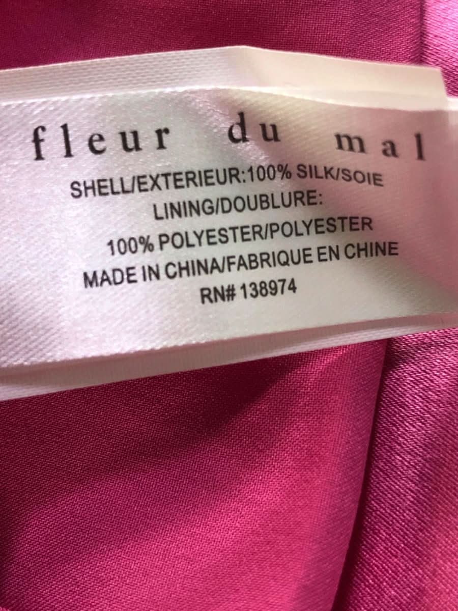 Fleur du Mal Pink Silk Blazer Size SZ2 UK XS/S - Reliked