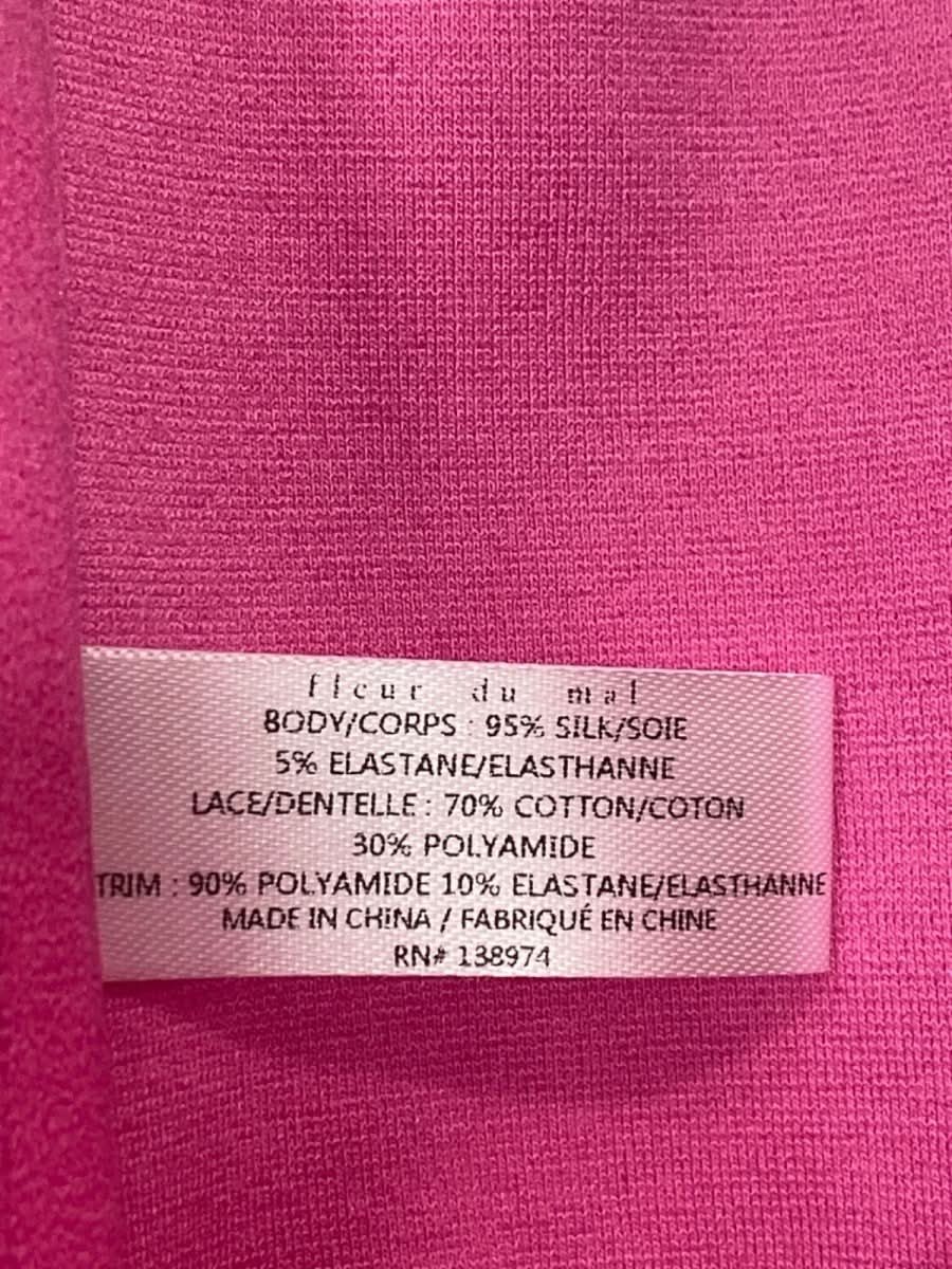 Fleur du Mal Plum Rose Lace Bustier UK XS - Reliked