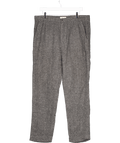FOLK CLOTHING Grey Tweed Tapered Trousers Sz4 UK 14 - Reliked