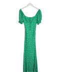 FOREVER NEW Green Stevie Puff - sleeve Dress UK 8 - Reliked