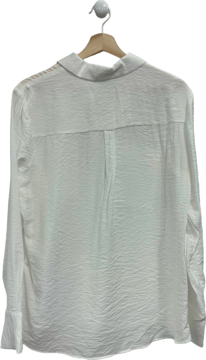 Forever New Porcelain Kelsey Long Sleeve Shirt UK 12 - Reliked