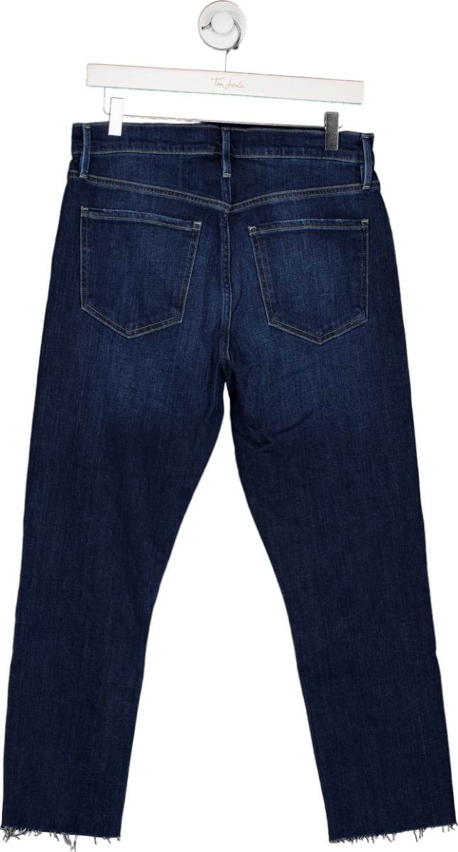 FRAME Dark Blue Le Beau Crop Jeans W27 - Reliked
