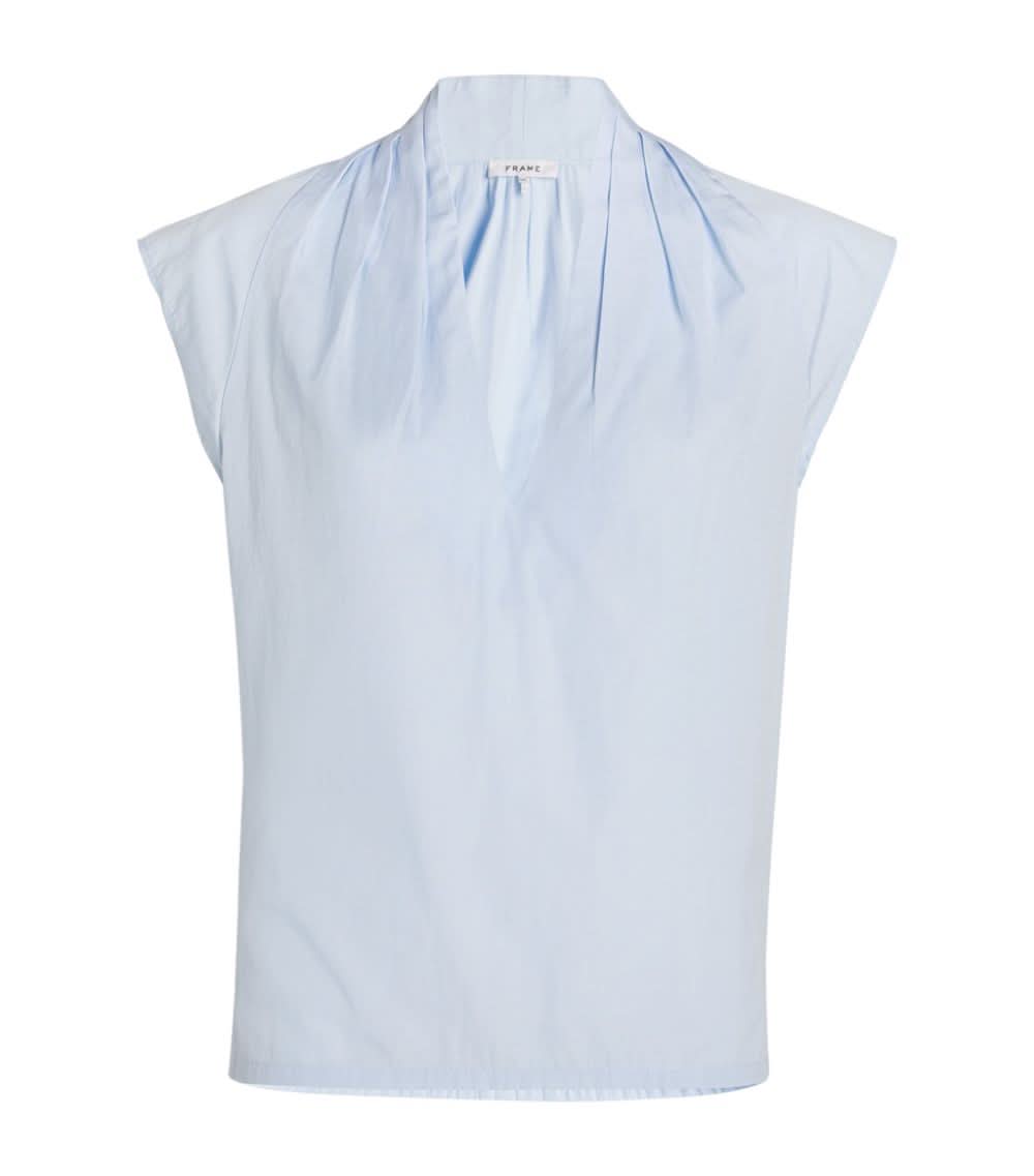 Frame Light Blue Lindsay Top UK M - Reliked