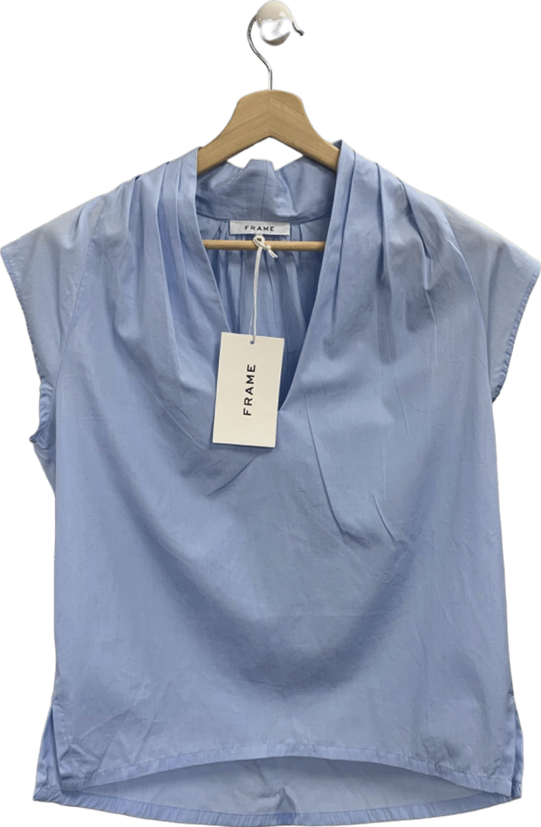 Frame Light Blue Lindsay Top UK M - Reliked