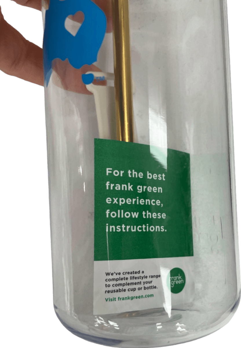 Frank Green Clear Reusable Bottle 34oz - Reliked