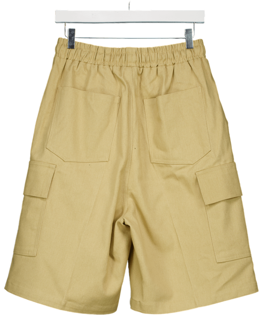 FRANKIE SHOP Beige Dunwich Denim Bermuda Shorts UK S - Reliked