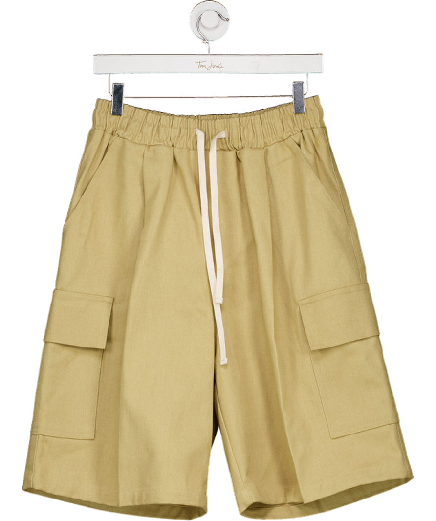 FRANKIE SHOP Beige Dunwich Denim Bermuda Shorts UK S - Reliked