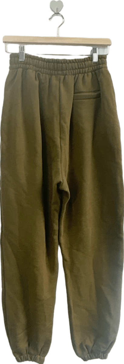 Frankie Shop Olive Green Drawstring Sweatpants M - Reliked
