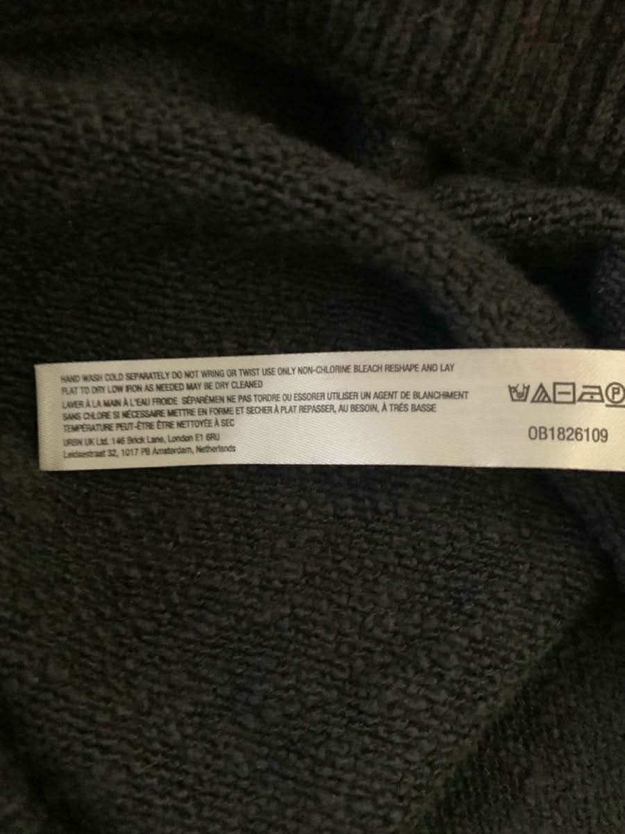 Free People Beach Black Knit Midi Skirt Small - Reliked